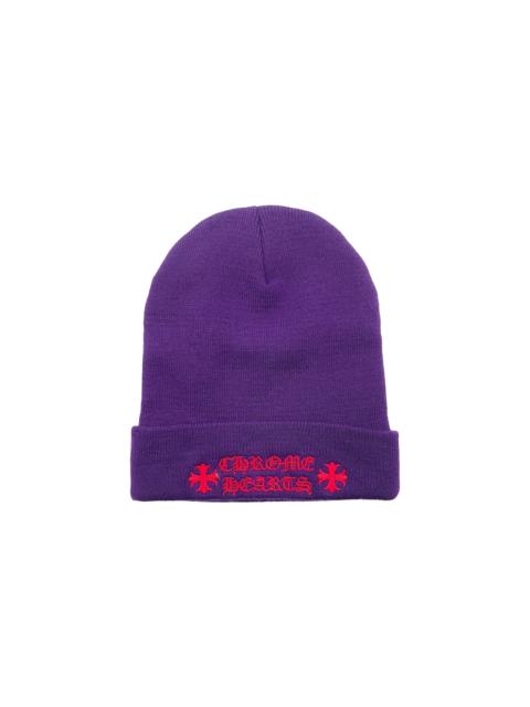 Chrome Hearts Embroidered Beanie "Purple" CHRM1851