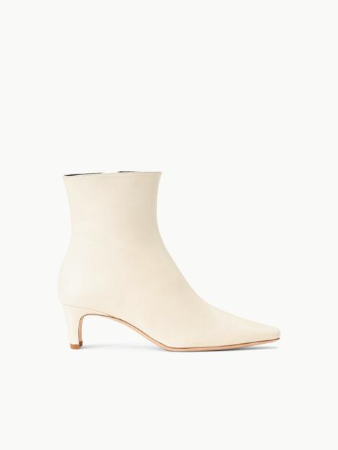 STAUD WALLY ANKLE BOOT CREAM