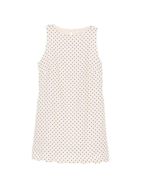 FAITHFULL Iria polka-dot mini dress