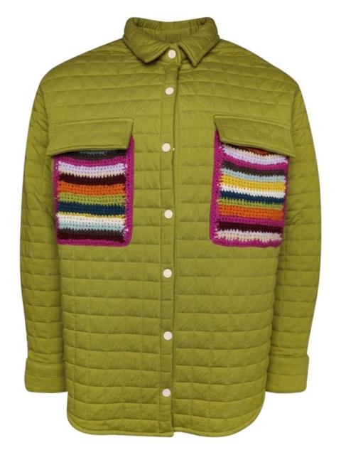 The Elder Statesman quilted shirt jacket