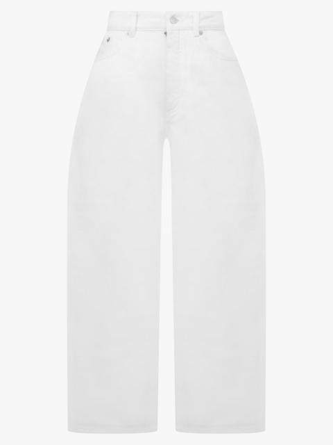 Alaïa RODEO DENIM PANTS | WHITE