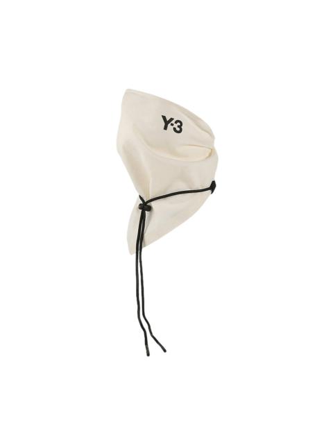 Y-3 Reflective Bandana Mask in Off white