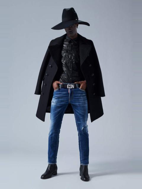 DSQUARED2 ICON DARK WASH SKATER JEANS