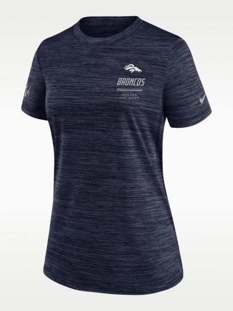 Nike Denver Broncos Sideline Velocity Women's Nike Dri-FIT NFL T-Shirt