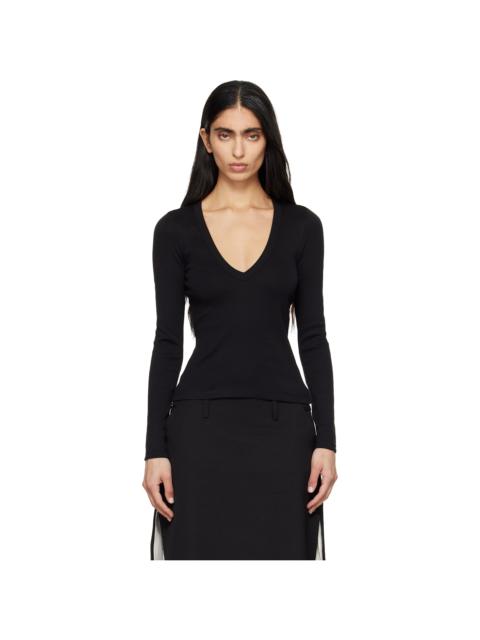 FLORE FLORE Black Dewi Longsleeve T-shirt