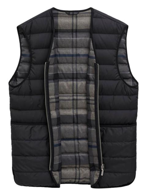 Barbour zip quilted jacket