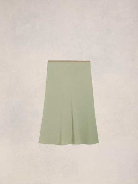 AMI Paris Midi Skirt With Elasticated Waist