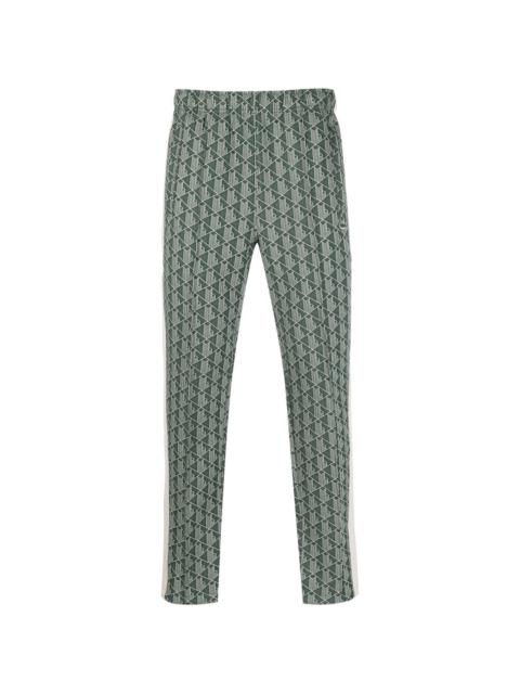 monogram-print track pants
