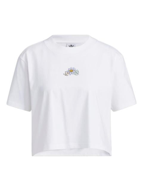 (WMNS) adidas Summer T-Shirt Asia Sizing 'White' IK8642