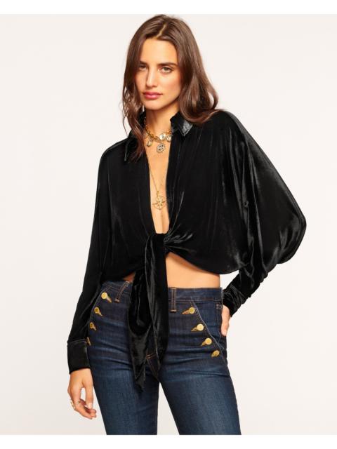 RAMY BROOK Novalee Tie Front Top