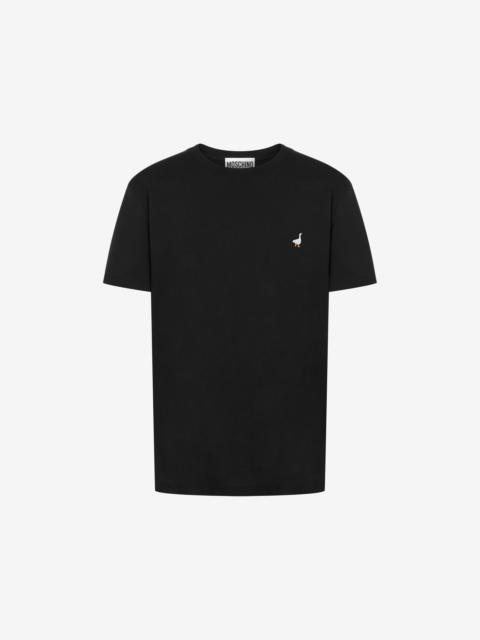 Moschino T-SHIRT GOOSE EMBROIDERY