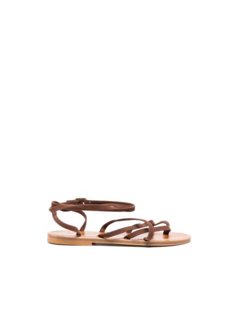 K.JACQUES strappy tie flat sandals