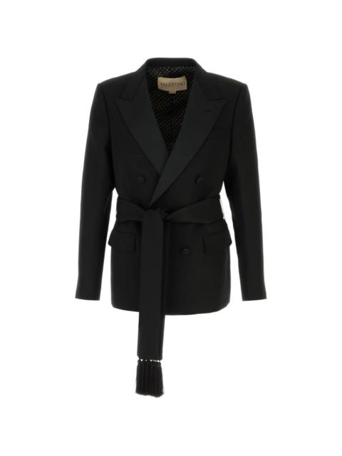 belted blazer