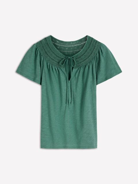 BODEN Edi Trim Detail T-shirt-Deep Sea