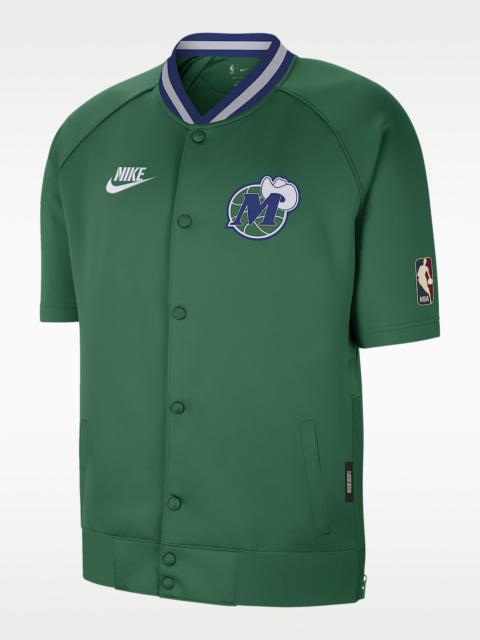 Nike Dallas Mavericks Hardwood Classics Men's Nike Dri-FIT NBA Short-Sleeve Jacket