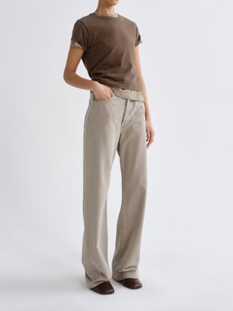AGOLDE ADINE SHRUNKEN TEE IN UNIFORM