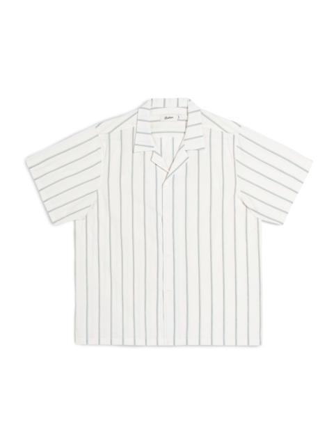 Bather Sea Stripe Camp Shirt