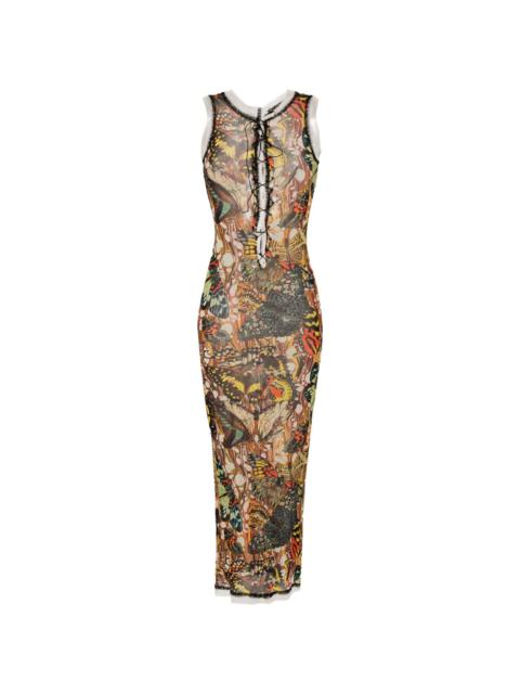 Jean Paul Gaultier The Yellow Butterfly maxi dress