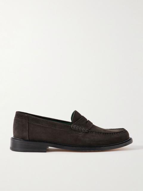 VINNY’s Yardee Suede Penny Loafers Dark brown