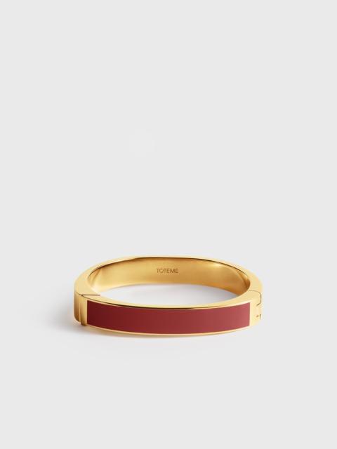 TOTEME Signature bracelet chilli/gold