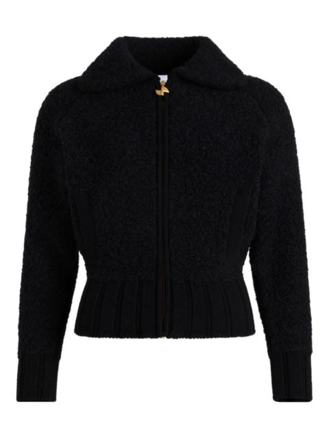 PATOU bouclé zip-front jacket