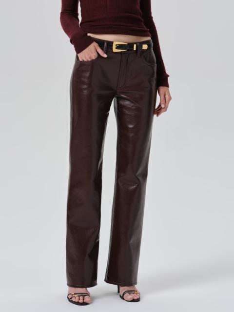 Citizens of Humanity Genova Low Rise Boot Recycled Leather In Burgundy