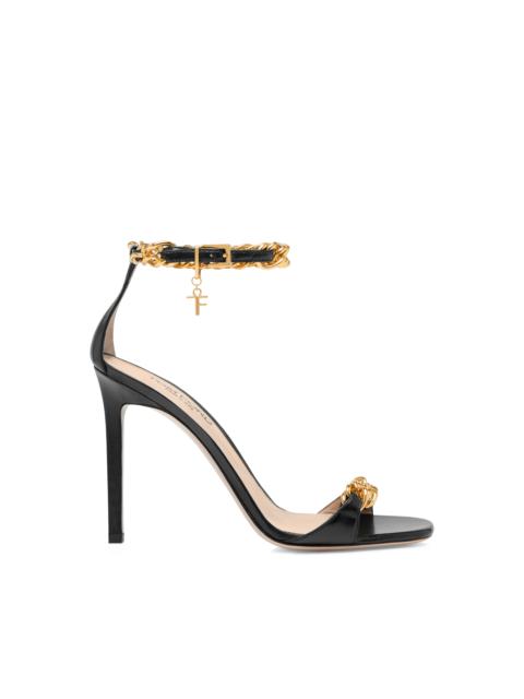 TOM FORD SHINY LEATHER ZENITH SANDAL