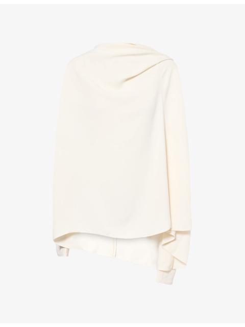 TOTEME Draped Woven Blouse