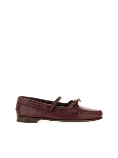 HEREU buckle tie loafers