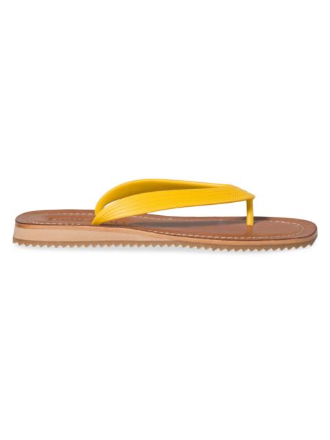 Miu Miu Women's Thong Sandals - Yellow