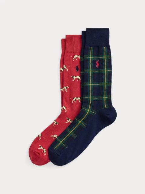 Polo Ralph Lauren Cotton-Blend Trouser Sock 2-Pack