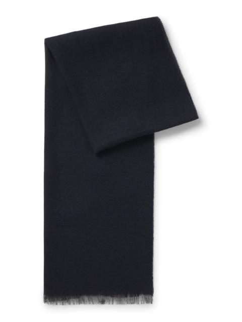 BOSS BECKHAM X BOSS LIGHTWEIGHT TWO-TONE SCARF WITH LINEN