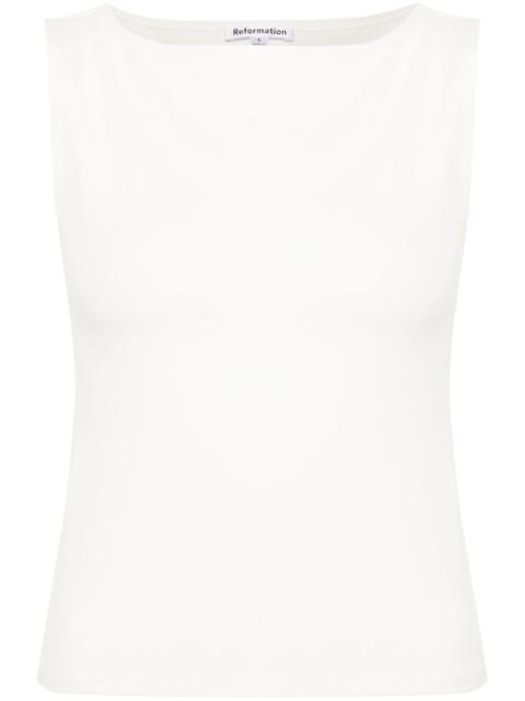 Reformation Dusk boat-neck top