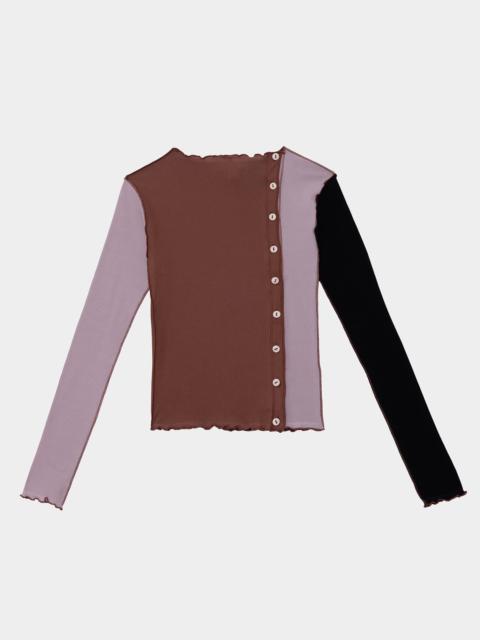 BASERANGE Ponere Cardigan
                  - Fine Cotton Rib