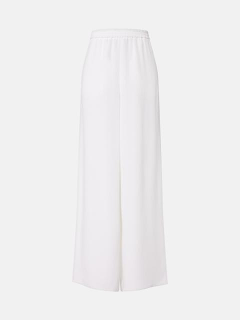 Max Mara Silk crêpe de chine wide-leg pants