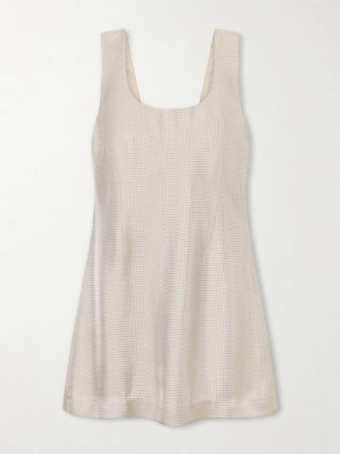 KALLMEYER Eloise Satin Mini Dress