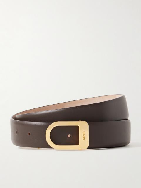 KHAITE Saddle Leather Belt