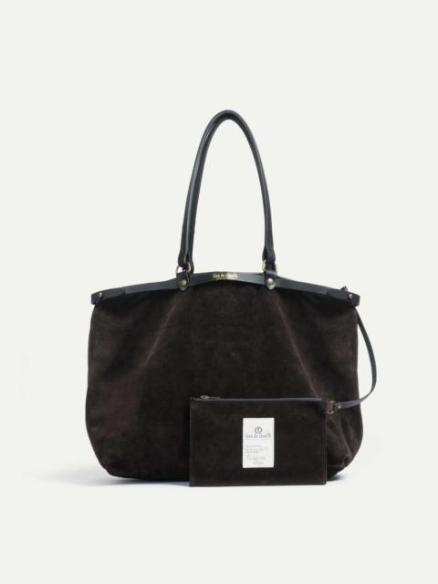 Bleu de Chauffe ADÈLE TOTE BAG  -  DARK BROWN