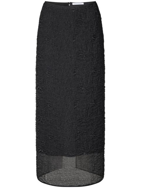 CECILIE BAHNSEN Cecilie Bahnsen Uka Matelassé Midi Skirt