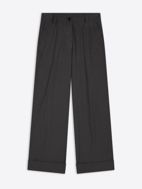 CUFFED COTTON PANTS