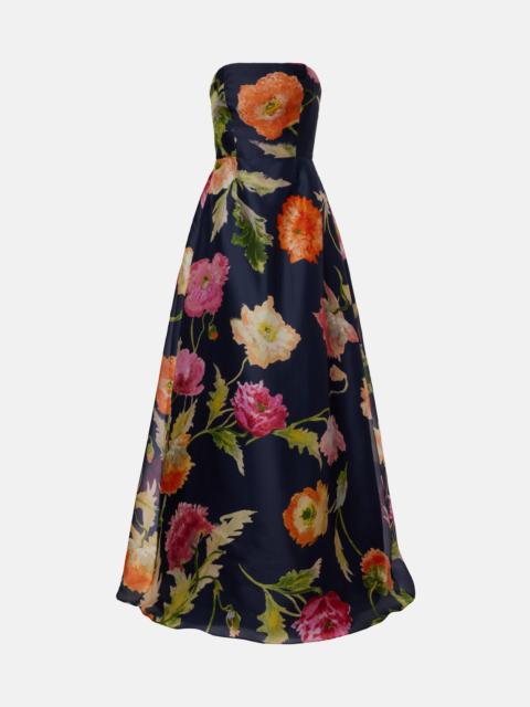 CAROLINA HERRERA Floral silk gown