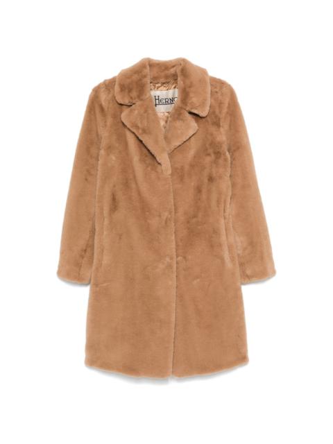 faux-fur coat