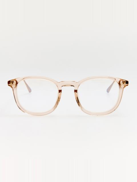 LINDA FARROW Pax Optical in Matt Champagne and Ash