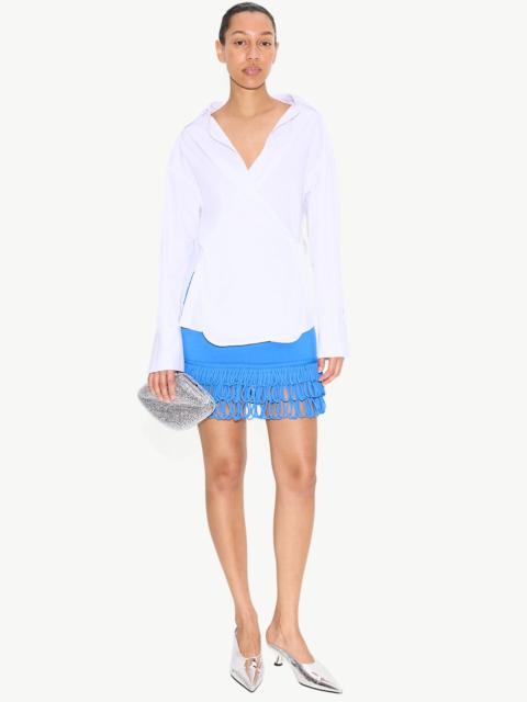 SIMONMILLER Albers Knit Mini Skirt In Vivid Sky