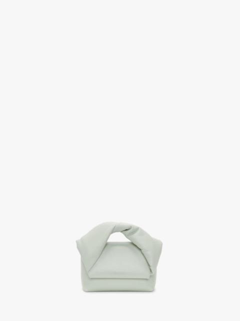 JW Anderson SMALL TWISTER - LEATHER TOP HANDLE BAG