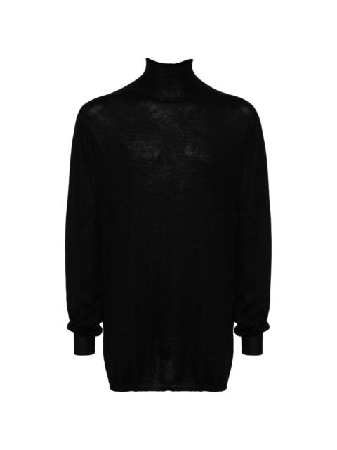 mock-neck jumper