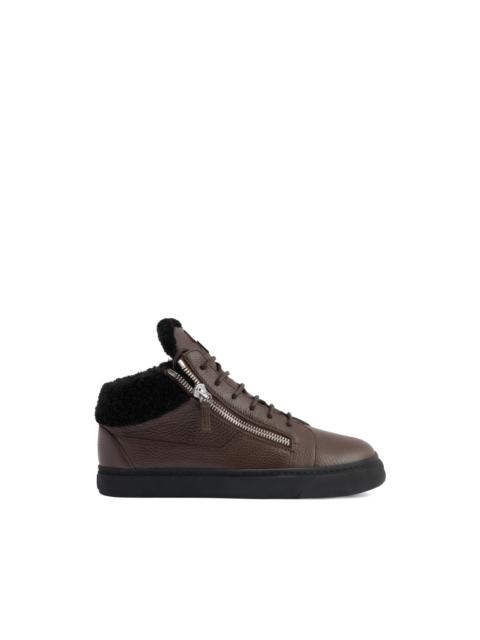 Giuseppe Zanotti Kriss zip leather sneakers