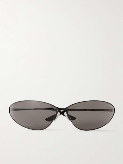 Cat-Eye Metal Sunglasses