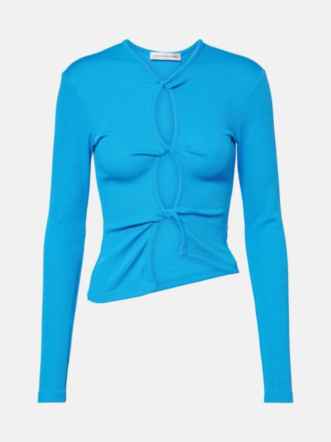 CHRISTOPHER ESBER Twisted cutout top