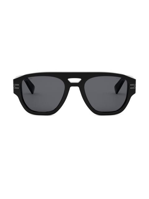 BVLGARI Men's B. Zero1 53MM Pilot Sunglasses - Shiny Black
